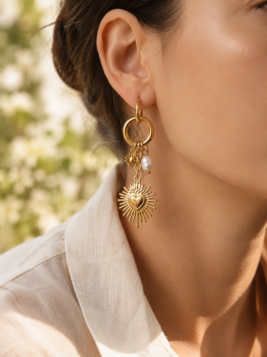 Boucles d'oreilles Romane